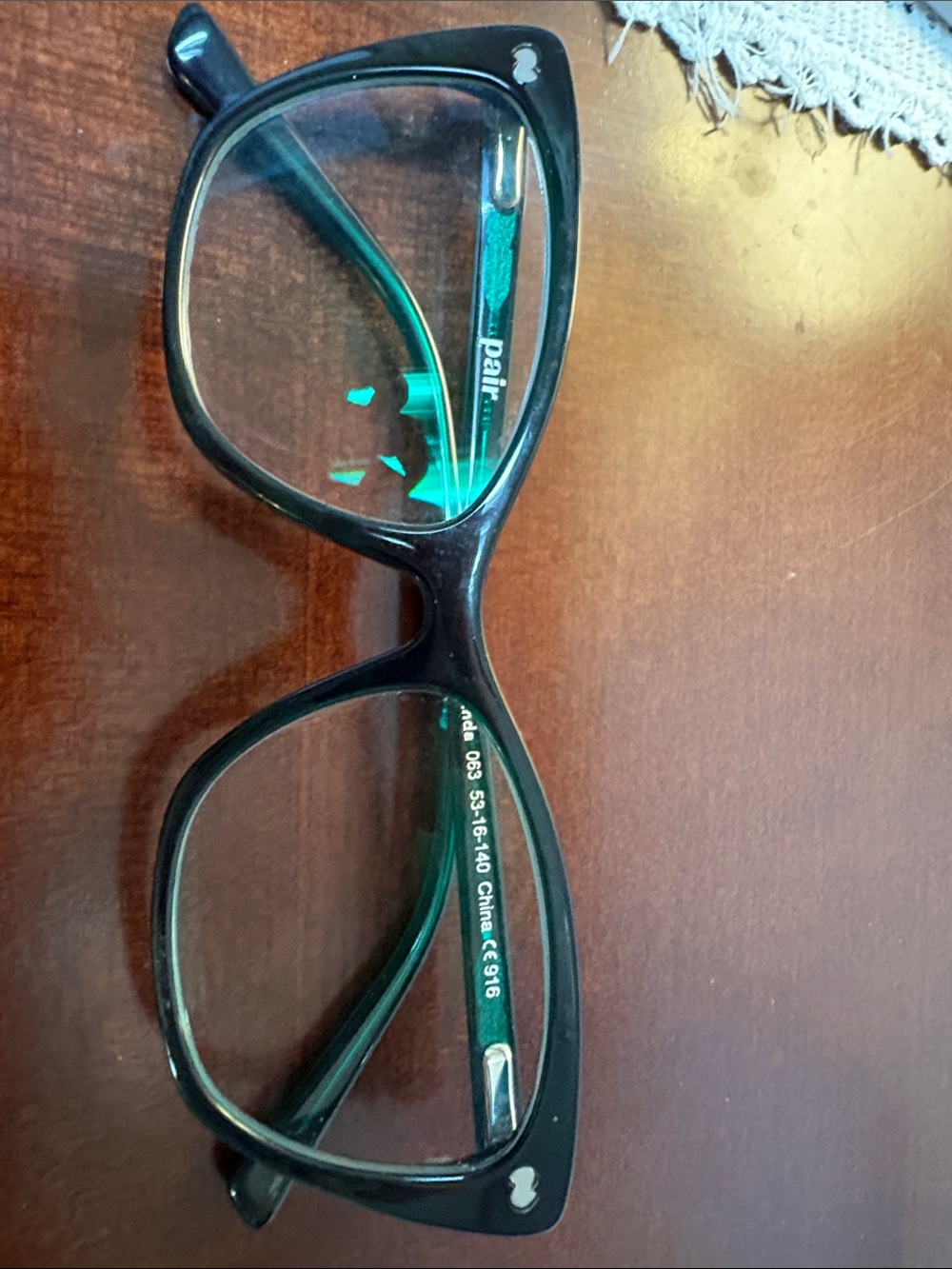 Pair Eyewear The Wanda Readers +2.75 in green